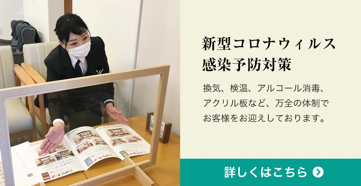 新型コロナウィルス感染予防対策